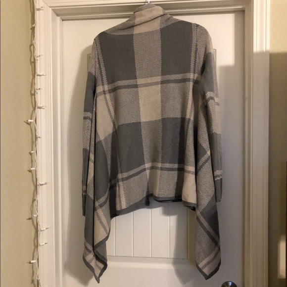 (NWOT) Merona Checkered Lightweight Cardigan - Picture 2 of 3
